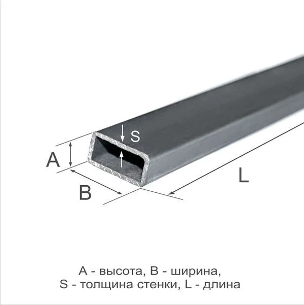 Труба профильная 100х60х4 Ст3сп ГОСТ 30245-2003 - 5