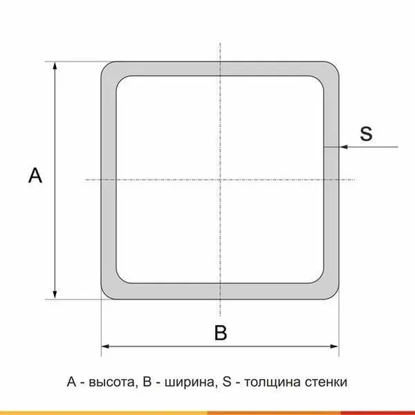 Труба профильная 160х160х8 Ст3сп ГОСТ 30245-2003 - 4